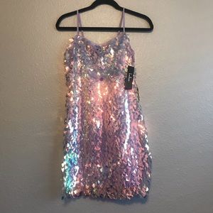 Lulus Iridescent Sequins Dress